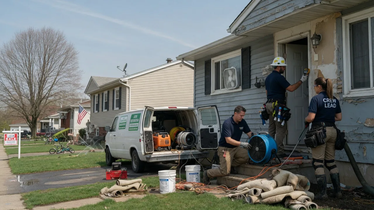 Flood Cleanup in Port Jefferson Station, NY near me